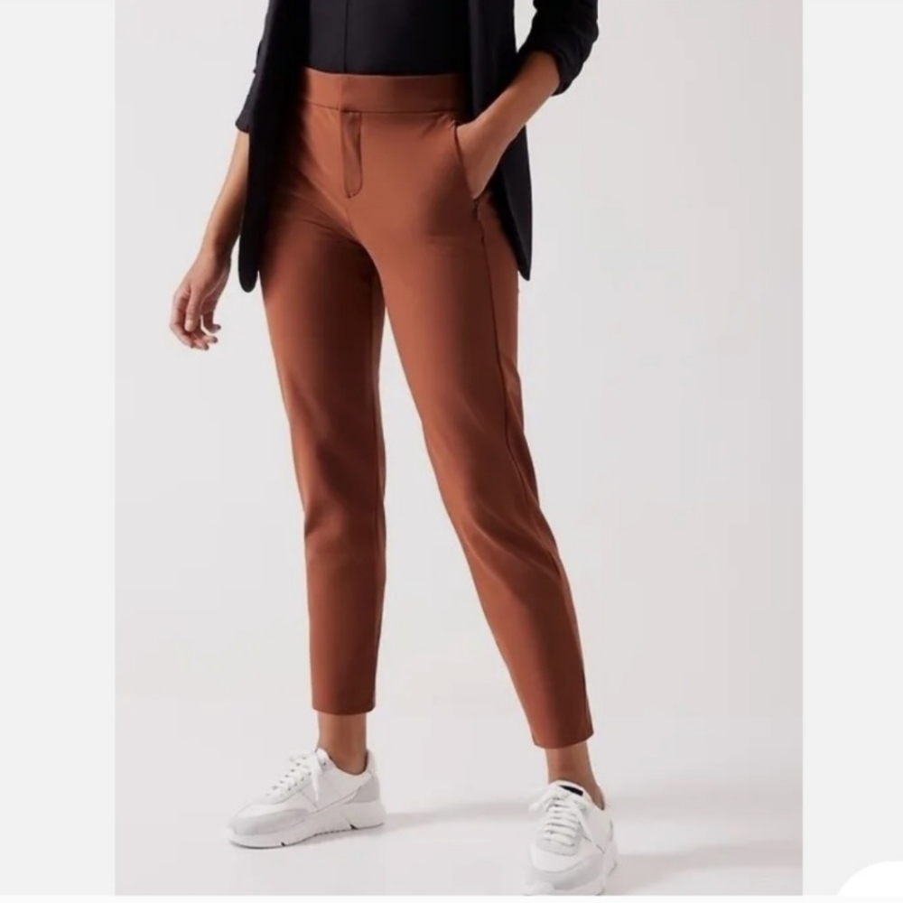 Athleta Stellar Skinny Trouser - Ancient Mahogany